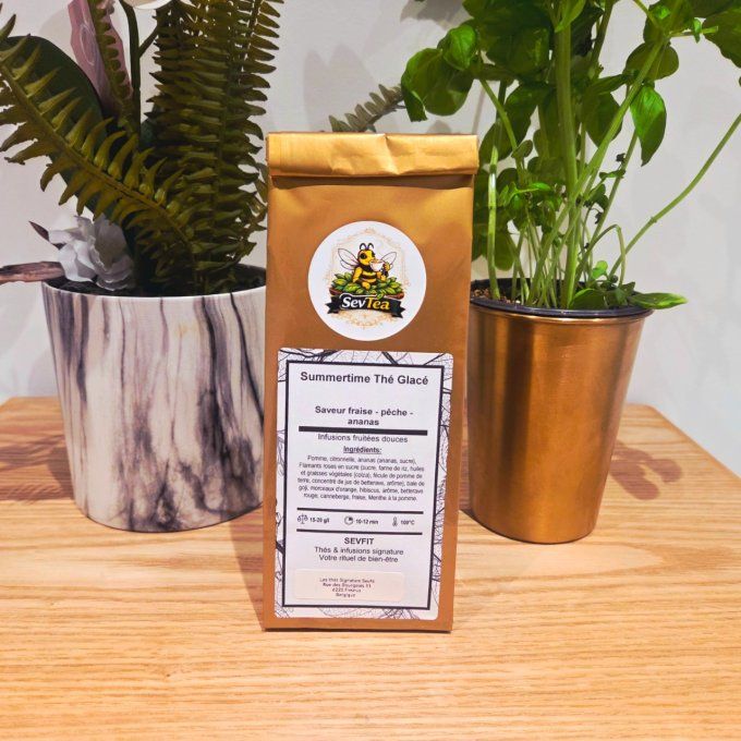 Summertime Thé Glacé – Infusion Fruitée Douce