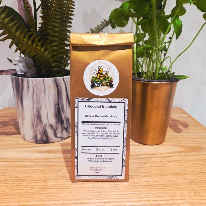 Chocolat Irlandais – Thé Noir Crème Irlandaise