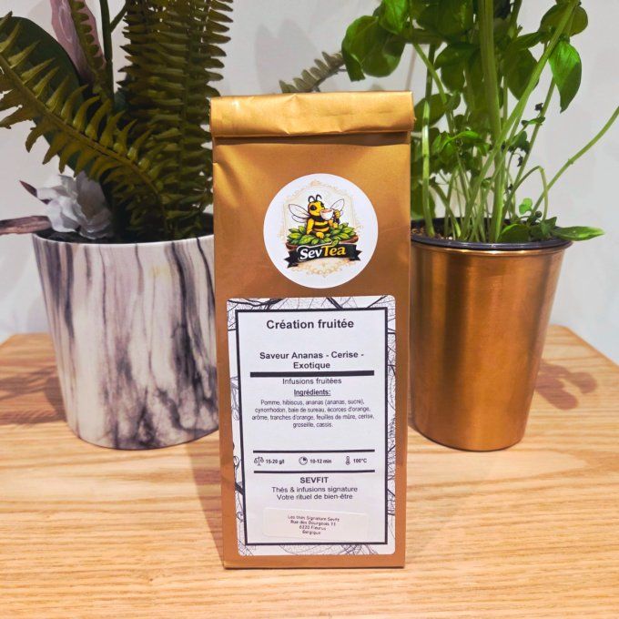 Création Fruitée – Infusion Ananas & Cerise