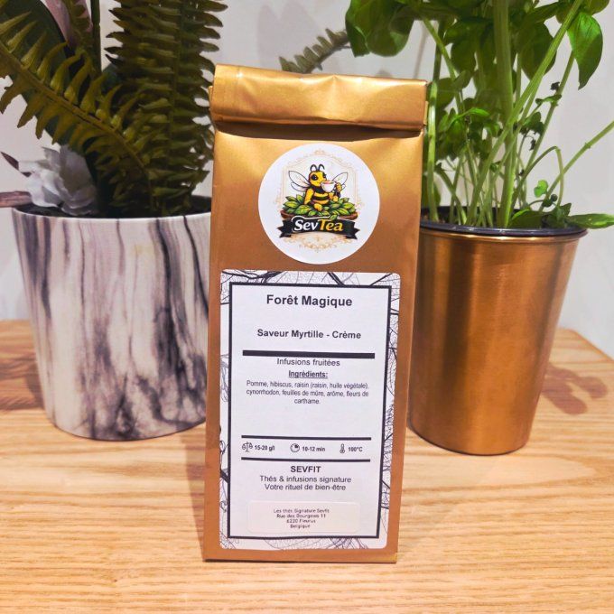 Forêt Magique – Infusion Myrtille & Crème