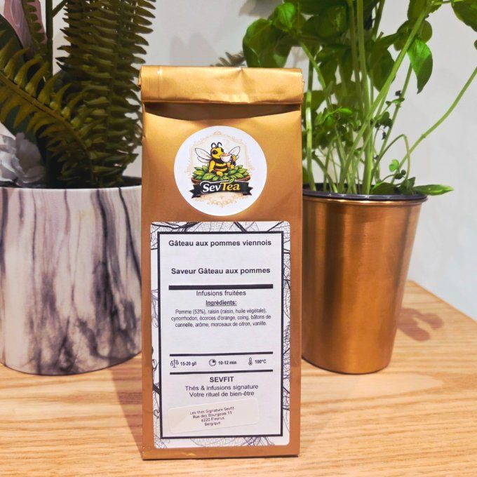 Gâteau aux pommes viennois – Infusion Gourmande