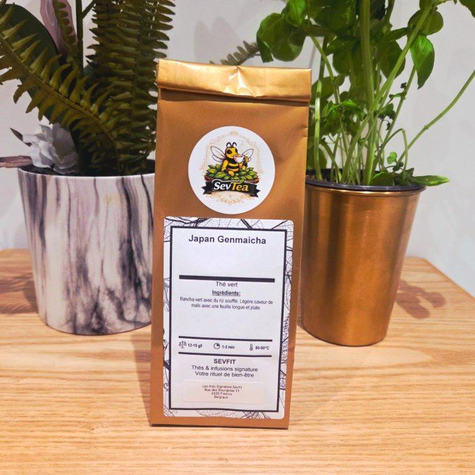 Japan Genmaicha – Thé Vert au Riz Soufflé
