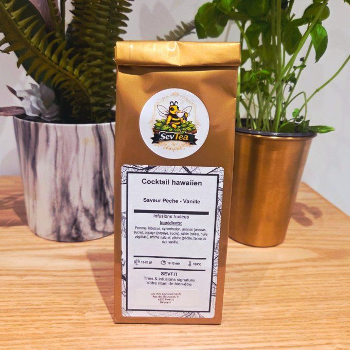 Cocktail Hawaiien – Infusion Pêche & Vanille
