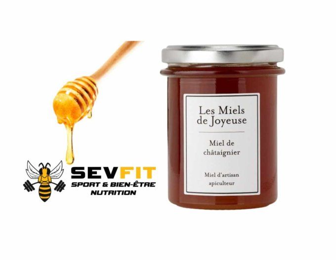 BeeGold ✾ Sevfit ✾ Les Miels de Joyeuse ✾ Miel de Châtaignier  150gr  