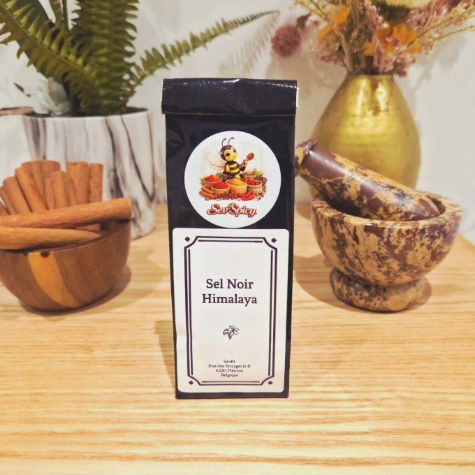 Epices Sev'Spices - Sel Noir de l'Himalaya - Le Trésor Volcanique