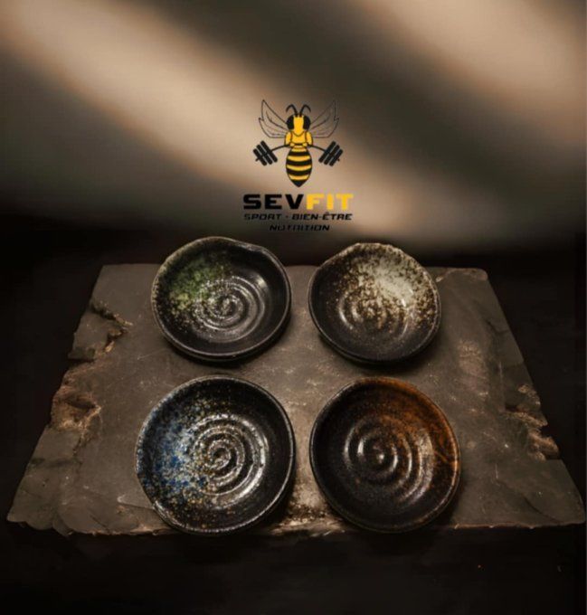 BeeCeremony  ✾ Sevfit ✾ Lot de 4 petites assiettes 