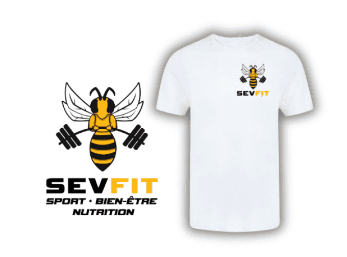 BeeWear ✾ Sevfit ✾ T-Shirt Blanc unisexe