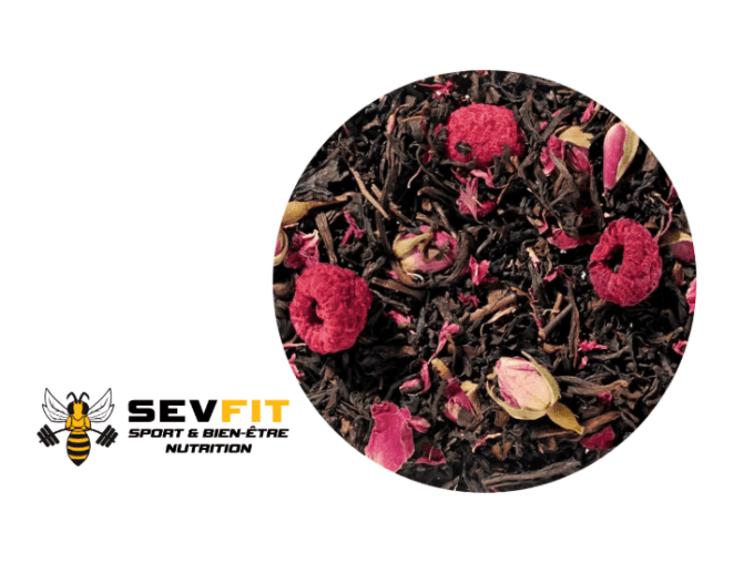 Beetea  ✾ Sevfit ✾ Papo'thé ✾ Thé semi-fermenté Oolong Framboise Rose 50gr