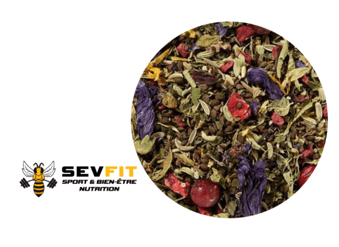 Beetea  ✾ Sevfit ✾ Papo'thé ✾ Tisane Colorée Menthe Verveine Fruits Rouges 50gr