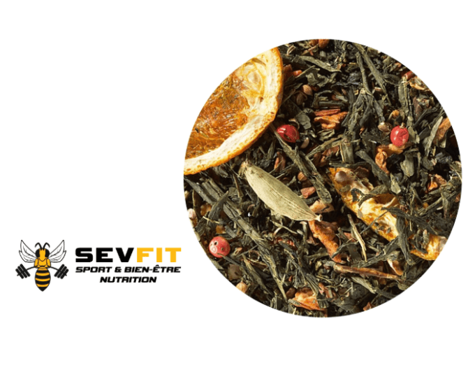 Beetea  ✾ Sevfit ✾ Papo'thé ✾ Thé Vert Sencha Biscuits d’Orange 50g