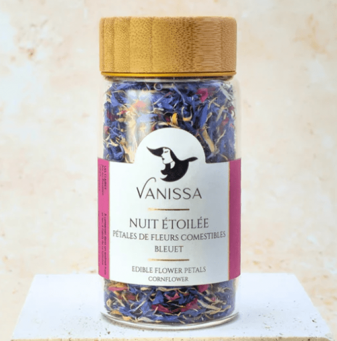 BeeSpice ✾ Sevfit ✾ Vanissa ✾ Nuit Étoilée : Pétales de Fleurs Comestibles - Florilège de Bleuet