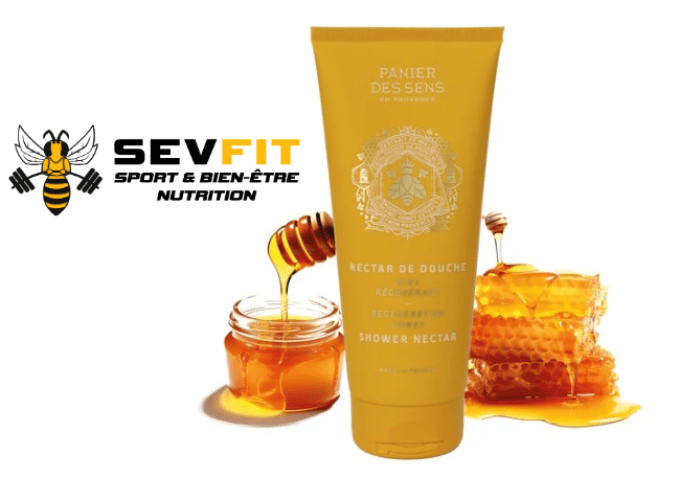 BeeGlow ✾ Sevfit ✾ Panier des Sens ✾ Nectar de douche au miel régénérant 200 ml