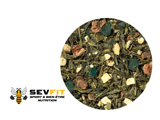 Beetea  ✾ Sevfit ✾ Papo'thé ✾ Thé Vert Poire Gingembre Fruit de la Passion 50gr 