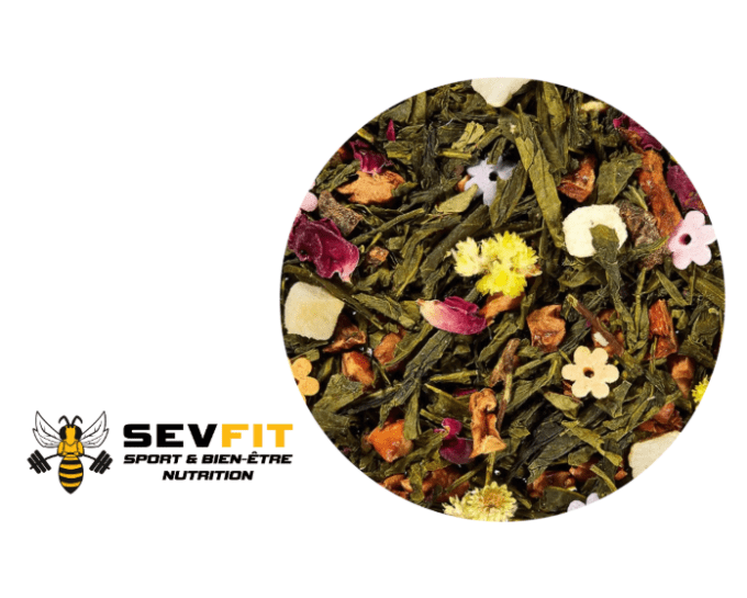 Beetea  ✾ Sevfit ✾ Papo'thé ✾ Thé Vert Sencha Nectar de Pêche 50gr