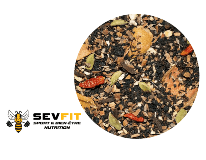 Beetea  ✾ Sevfit ✾ Papo'thé ✾ Infusion d’Epices & Thé Noir Chai Curcuma 50gr