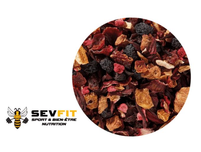 Beetea  ✾ Sevfit ✾ Papo'thé ✾ Infusion de fruits Aronia Orange Mandarine 50gr