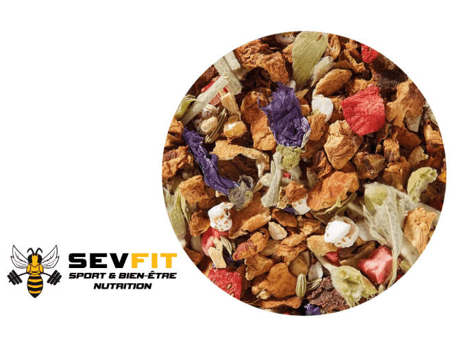 Beetea  ✾ Sevfit ✾ Papo'thé ✾ Infusion de fruits & Thé du Mont Orange Tonka Gingembre 50 gr