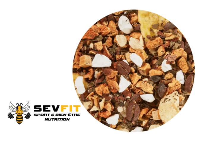 Beetea  ✾ Sevfit ✾ Papo'thé ✾Infusion de fruits Banane Tiramisu  50g