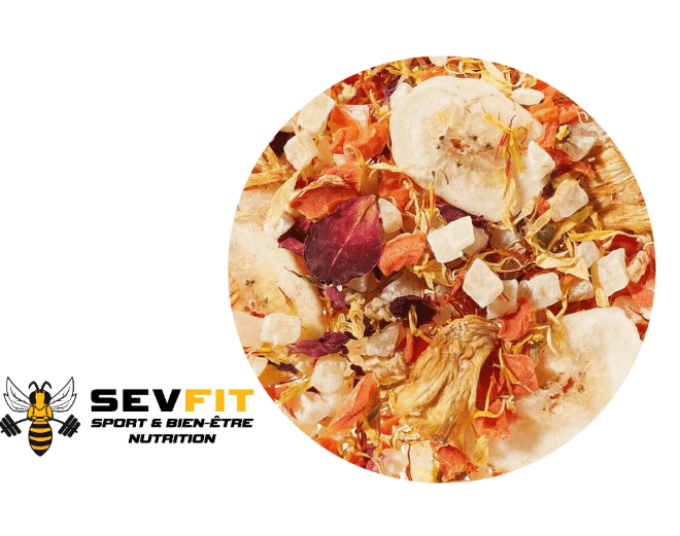 Beetea  ✾ Sevfit ✾ Papo'thé ✾Infusion de fruits Ananas Banane 50gr