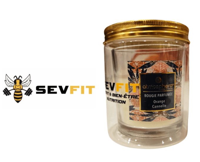 BeeZen ✾ Sevfit ✾ Bougie orange cannelle