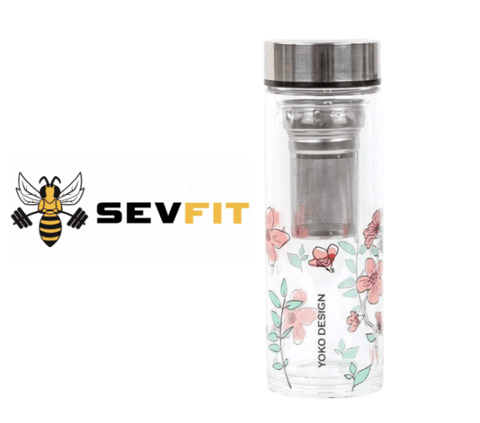 Bee on the Go ✾ Sevfit ✾  Yoko ✾ Théière Double Paroi - Fleurs Japonaises