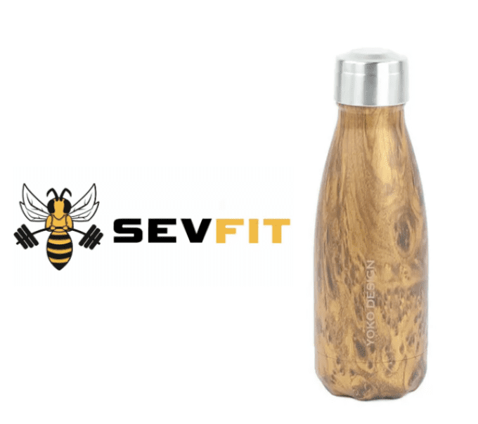 Bee on the Go ✾ Sevfit ✾  Yoko ✾   Bouteille isotherme 260 ml "wood"