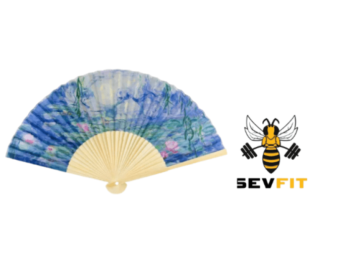BeeArt ✾ Sevfit ✾  Éventail  Monet Nymphéas