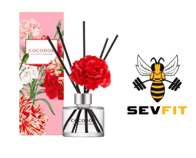 BeeScent ✾ Sevfit ✾ Cocodor diffuseur Oeillet rouge 120ml - Parfum Musc blanc