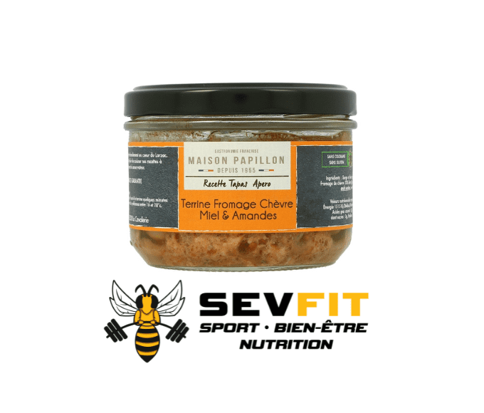Terrine Fromage de Chèvre, Miel & Amande Maison Papillon – SevFit